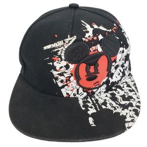 Mickey Mouse Hat YOUTH Size‎ Baseball Cap Walt Disney Parks Flat Bill Streetwear